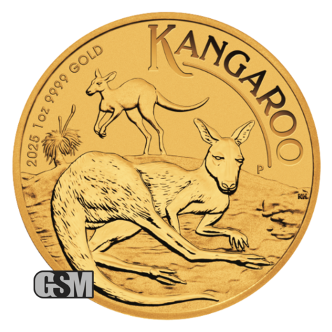 2025 1 oz Australian Kangaroo Gold Coin
